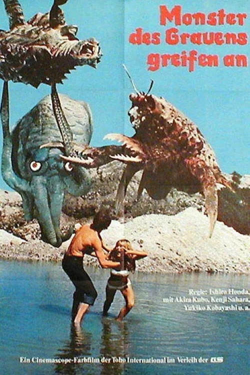Monster des Grauens greifen an
