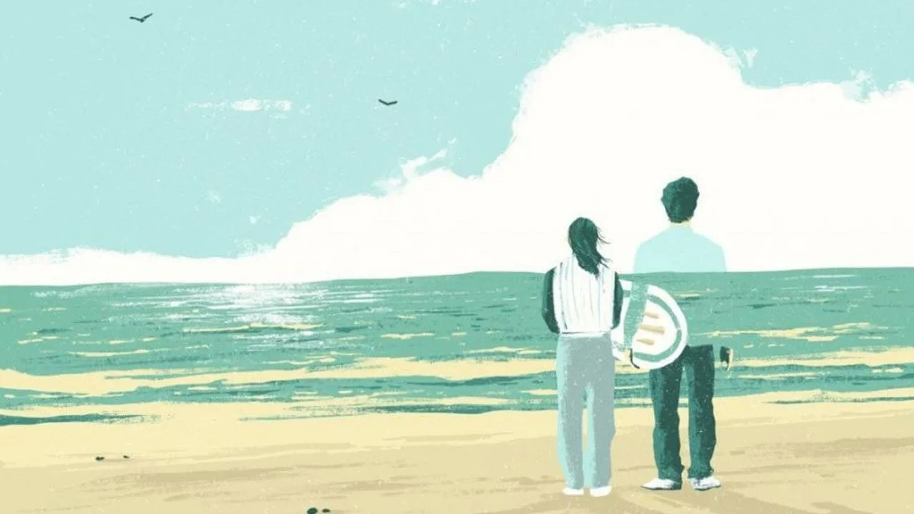 Das Meer war ruhig