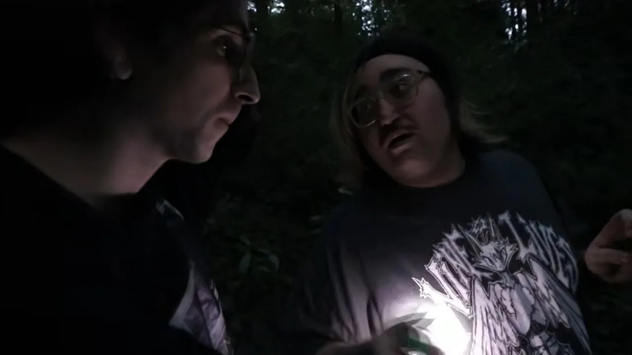 When you enter some scary woods. the movie.